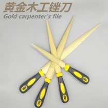 Woodworking file Small hardwood file Gold file grinding tool Hair dampening knife Wood dampening coarse tooth rubbing knife fine tooth semicircle