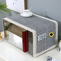Waterproof cotton and linen microwave oven cover with universal oil-proof cover cloth simple oven cover Granz storage dust cover