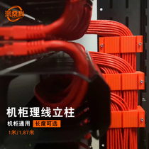  Same-day delivery Cabinet management line Column network cable cable side plate Category 5 or 6 cable fixed network cabinet track Internal cable holder Integrated wiring