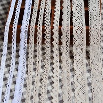 Kindergarten ring creative decorative lace strip linen roll rope Handmade DIY material vintage woven wide flat linen webbing