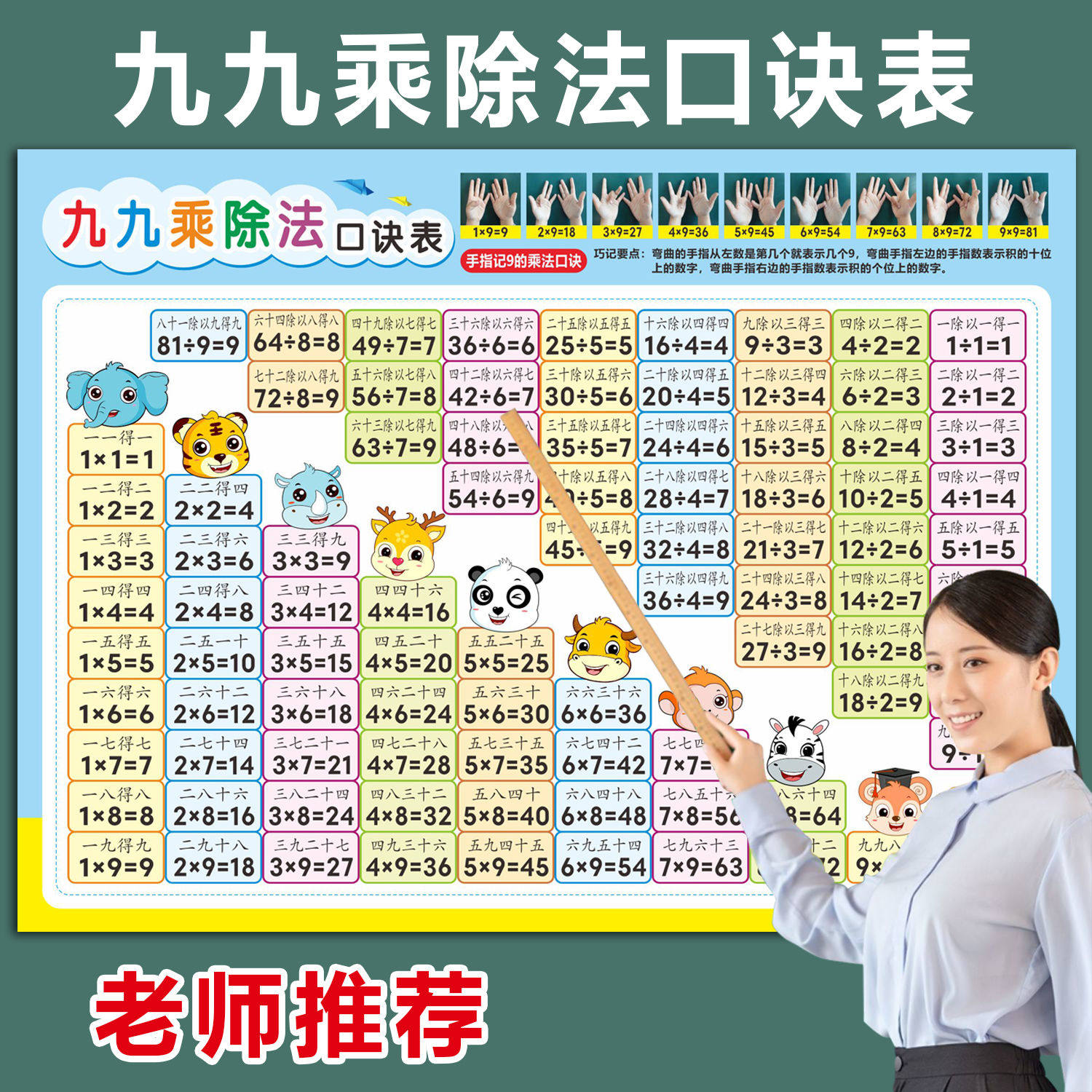 大九九乘法口诀表挂图-大九九乘法口诀表挂图促销价格、大九九乘法口诀表挂图品牌- 淘宝