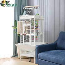 Luxury Large Parrot Cage Bold Villa Bird Cage New Large Xuanfeng Villa Home Breeding Cage