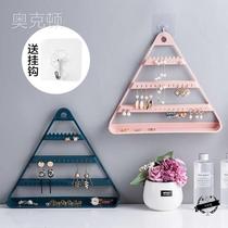 Head rope hair storage rack hanging wall hairclip home decoration display wall ring type earrings wall studs for earrings