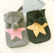 Dog clothes pet cat clothing autumn winter sweater warm and thick