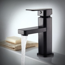 Factory direct European black faucet hot and cold wash basin