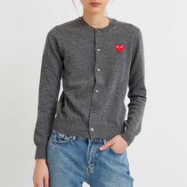 Japanese Kawakyu with embroidery love air conditioning shirt knitted cardigan sweater women loose couple Baoling thin coat tide