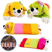 Children's Pillow 1-3-9 Year Old Cotton Buckwheat Pillow Baby Pillow Baby Pillow Kindergarten Four Seasons Cartoon Pillow