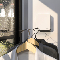 Balcony invisible clothesline indoor non-perforated telescopic drying rack toilet bathroom drying clothes artifact cold clothes