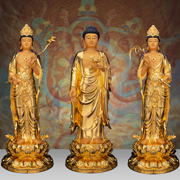 泰铜西方三圣佛像-泰铜西方三圣佛像促销价格、泰铜西方三圣佛像品牌- 淘宝