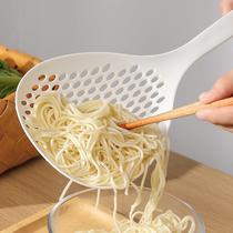 Japanese-style high temperature resistant kitchen household noodle colander dumpling dumpling ball drain net long handle non-slip skimmer drain spoon