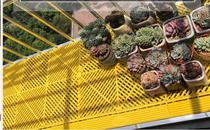Balcony isolation window fence door and window plastic partition cushion simple detachable fence fence fence fence baffle plastic