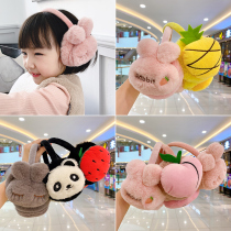 Childrens earmuffs boys earmuffs warm in winter girls plush earrings ear protection children baby earbags
