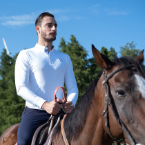 EPONA classic long sleeve mens top elastic Knight equipment elastic breathable comfortable quick-drying equestrian sports T-shirt