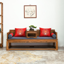 Wenge wood Arhat bed small apartment new Chinese-style solid wood sofa bed mahogany couch imperial concubine bed log Arhat couch