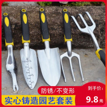 Horticultural Seed Flower Shovel Tools Suit Home Grown Flower Digging Earth Rake Garden Potted Plant Seed Vegetable Pine Soil Small Shovel