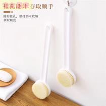 Soft hair does not ask for someone to rub the bath and bath brush to wipe the back long handle strong mud rubbing towel female back bath brush rub the back