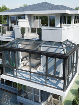 Terrace villa sun room custom doors and windows shade aluminum alloy glass house sealed balcony roof garden outdoor flat roof
