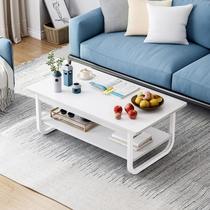 Simple tea table small family type iron art rental room special minimalist modern creative square tea table table living room home