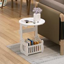 Eurostyle small tea table minimalist home small round table small family type bedroom mini-bed head cabinet living-room round table edge a few