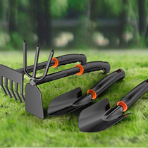 Seed Flower Small Shovel Garden Art Tool Flower Shovel Suit Small Iron Shovel Catch-up Sea Multi-Meat Stainless Steel Hoe Small Number Three Sets
