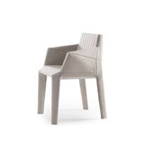 Light luxury convenient home dining chair hotel sales office to negotiate casual chair sample room designer chair high-end striped chair