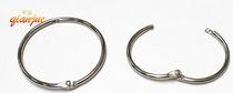 SNAP RING METAL IRON RING LOOSE-LEAF RING BUCKLE BATH CURTAIN ACCESSORIES OPENING RING ROMAN CIRCLE LIVING MOUTH CURTAIN HOOK ACCESSORIES