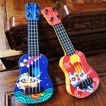 Childrens guitar national tide lion dance violin puzzle toy piano ukulele simulation can play musical instruments beginners
