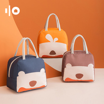 Insulated Bag Aluminum Foil Thickened Portable Heat Insulation Lunch Bag Insulated Student Lunch Box Bag Dinner Bucket Bag Takeaway Bag