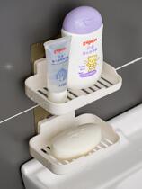 Fragrant Hood box hanging wall multi-layer paste toilet rack household box soap box soap box wall drain