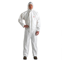 3M 4510 white hooded protective suit against chemical sputtering breathable paint dust suit