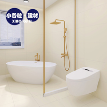 Wagi Jing wind tile white kitchen toilet wall tile toilet Net red matte bathroom non-slip floor tiles