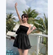 Xinliang clothing expensive 2021 New Light mature wind waist thin temperament skirt