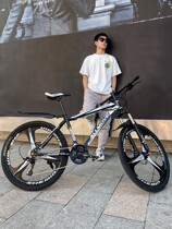 Jiante Bike Mountain Mens Off-Road Variable Speed Dual Shock Racing Super Light Bicycle 24 inch Young Students