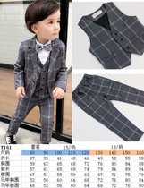 The pattern of meat dumplings T161 childrens suit jacket vest pants pattern