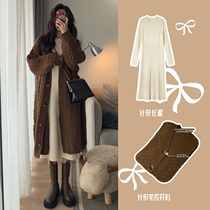 Pregnant women winter suit set fashion 2021 new autumn dress plus size Spring and Autumn top exclusive custom coat