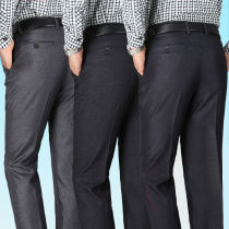 Dad pants autumn thin suit pants middle-aged men casual pants loose middle-aged and elderly mens pants spring and autumn trousers