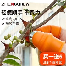  Pick pepper artifact Pick bean horn Agricultural iron nail thumb knife Cut vegetables pinch tip picking machine new special hand