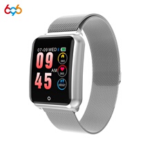 Cross-border M39 curved steel belt smart bracelet color large screen multi-motion mode information push heart rate