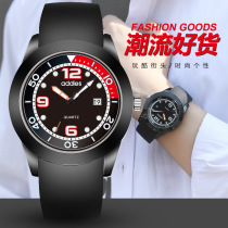 Edison New luminous silicone quartz watch trend waterproof explosion student men and women watch factory