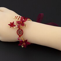 Bridal arm jewelry new wedding high-end beautiful toast dress show Wo dress wrist flower with wedding fairy