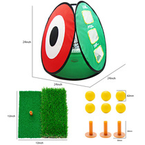 Factory direct sales function complete golf practice net cut pole net three-sided practice net golf supplies