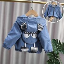 Boys and girls coat spring and autumn clothing 2021 new childrens casual jacket baby jacket kid baseball clothes tide