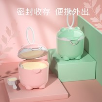 Baby Milk Powder Kit Portable Out Split Split Rice Flour Box Accessories Box Storage Sealed Moisture-Proof Tank