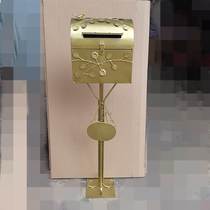 i wrought iron mailbox villa letter box community letter newspaper box mailbox Y box wedding company outdoor rain-proof household receipt 2022