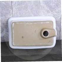 Old-fashioned ceramic vegetable wash basin water bucket dishwashing basin kitchen sink balcony laundry basin single tank outdoor pool wash basin