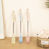 Toilet brush extended toilet cleaning toilet toilet toilet thick pole creative stainless steel toilet brush lengthy