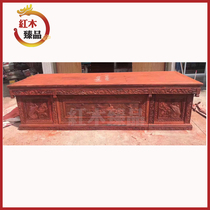 Indian small leaf sandalwood red sandalwood desk desk chair Ming and Qing classical mahogany furniture