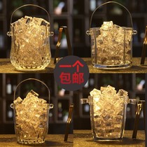 Send ice clip glass insulated Red Wine Beer Ice Bucket home KTV bar size European ice bucket champagne bucket