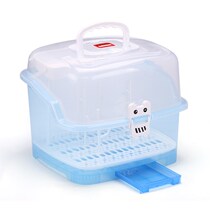 Baby baby bottle placement storage box disinfection brush supplementary bowl cleaning brush set storage cleaning tool