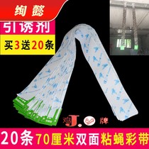 Brand sticky fly ribbon strong sticky fly paper home sticky fly paper home sticky fly strip ribbon fly paste